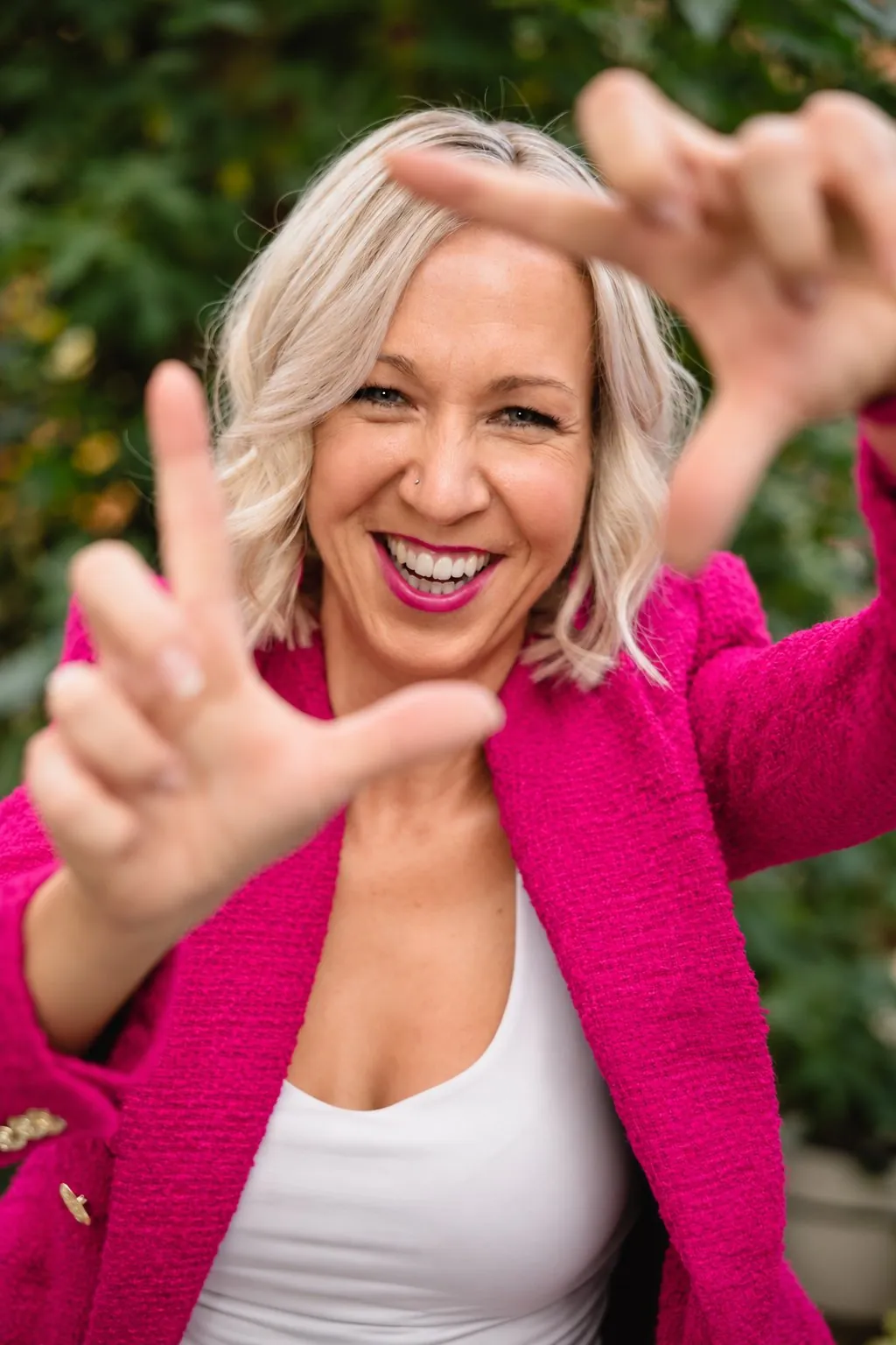 Denise Stadtegger lachend